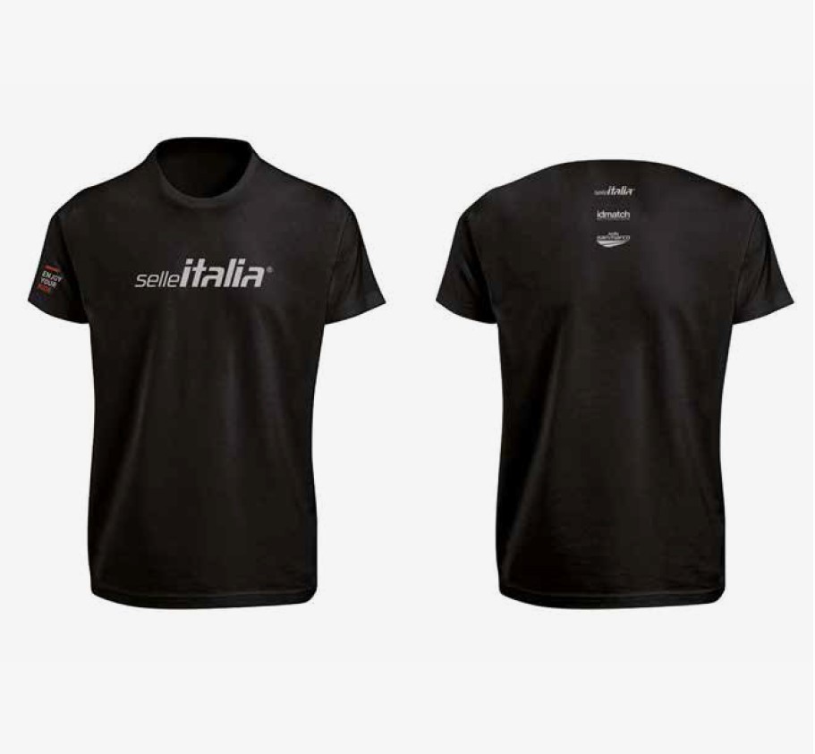 T-shirt SELLE ITALIA, Black - XL (NEW)