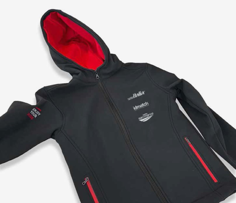 Kurtka softshell SELLE ITALIA Black Jacket - XL (NEW)