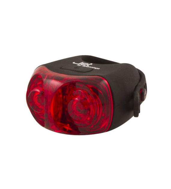 Lampka tylna SPANNINGA JET XB 20 lumenów usb czarna (DWZ)