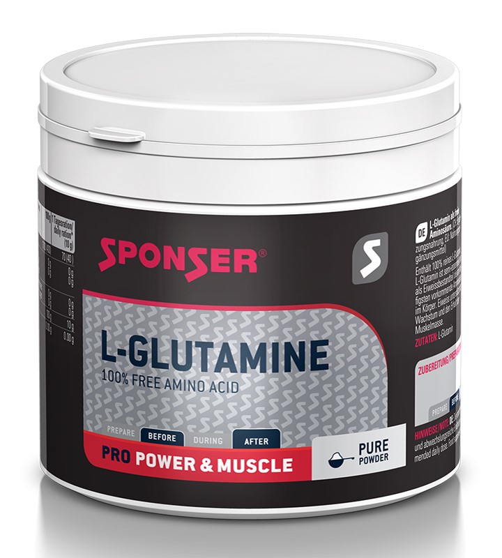 Czysta glutamina SPONSER L-GLUTAMINE 100% PURE puszka 350g (NEW).