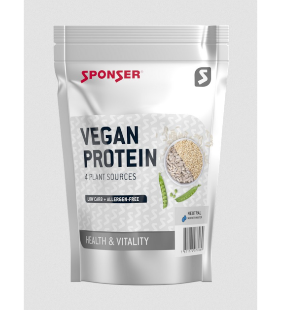 Odżywka SPONSER VEGAN PROTEIN Neutral Puszka 480g (NEW)