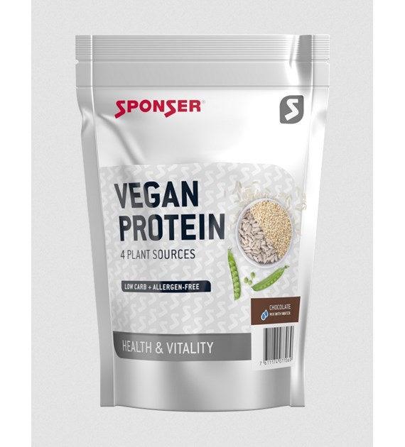 Odżywka SPONSER VEGAN PROTEIN Czekolada Puszka 480g (NEW 2025)