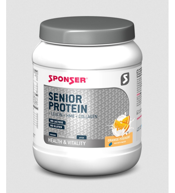 Odżywka SPONSER SENIOR PROTEIN Pomarańcza-Jogurt Puszka 455g (NEW)