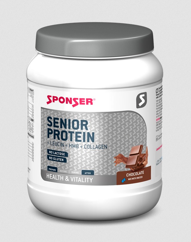 Odżywka SPONSER SENIOR PROTEIN Czekoladowy Puszka 455g (NEW 2025)