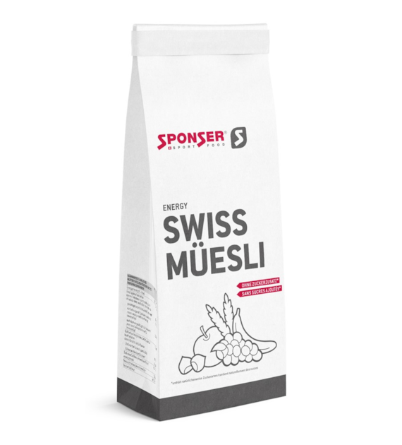 Energetyczne śniadanie SPONSER SWISS  MUESLI bez cukru 1 kg (DWZ).