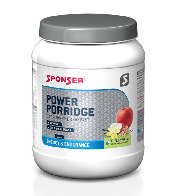 Energetyczne śniadanie SPONSER POWER PORRIDGE jabłkowo-waniliowy puszka 840g (NEW)