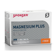 Magnez SPONSER MAGNESIUM PLUS w proszku mix owoców (pudełko 20 saszetek x 6,5g) (NEW)