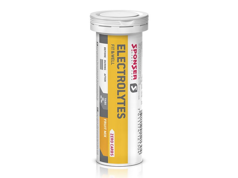 Elektrolity SPONSER ELECTROLYTES TABS Fruitmix tabletki (pudełko 12szt x 10 tabletek) (NEW)