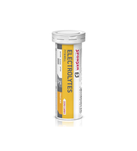 Elektrolity SPONSER ELECTROLYTES TABS Fruitmix tabletki (pudełko 12szt x 10 tabletek) (NEW)