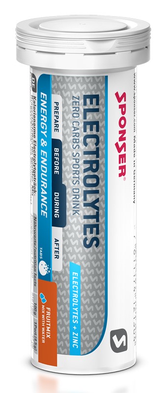 Elektrolity SPONSER ELECTROLYTES TABS Lemon tabletki (pudełko 12szt x 10 tabletek) (NEW)