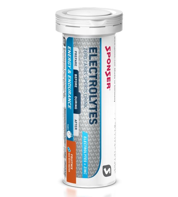 Elektrolity SPONSER ELECTROLYTES TABS Lemon tabletki (pudełko 12szt x 10 tabletek) (NEW)