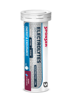 Elektrolity SPONSER ELECTROLYTES TABS Berry tabletki (pudełko 12szt x 10 tabletek) (NEW)