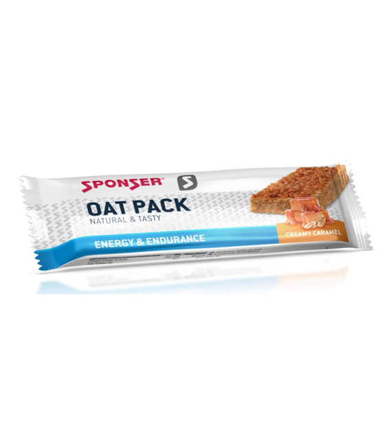 Ciastko energetyczne SPONSER OAT PACK kremowy karmel pudełko (25szt x 50g) (NEW)