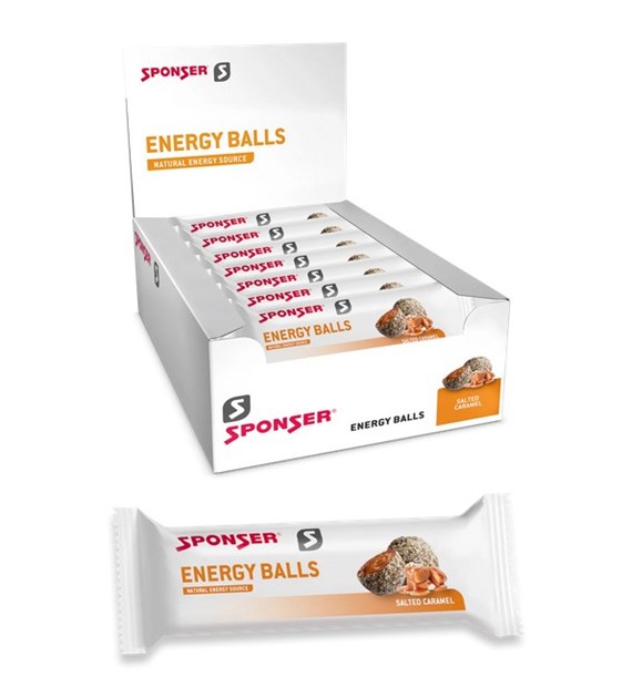 Przekąska SPONSER ENERGY BALLS Salted Caramel (pudełko 18szt x 45g) (NEW 2025)