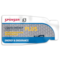 Żel energetyczny SPONSER LIQUID ENERGY PLUS neutralny z kofeiną  pudełko (40 saszetek x 35g) (NEW)