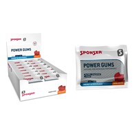 Gumy energetyczne SPONSER POWER GUMS mix owoców (pudełko 20 saszetek x 75g) (NEW)