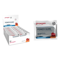 Gumy energetyczne SPONSER POWER GUMS mix owoców (pudełko 20 saszetek x 75g) (NEW)