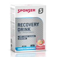 Napój SPONSER RECOVERY DRINK truskawkowo-bananowy pudełko (20 saszetek x 60g) (NEW)