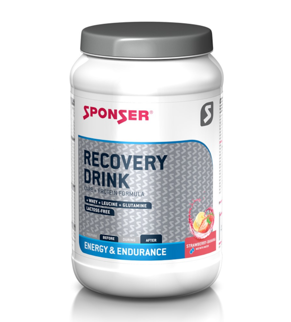 Napój SPONSER RECOVERY DRINK truskawkowo-bananowy puszka 1200g (NEW)