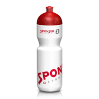 Bidon SPONSER biały 750 ml ORIGINAL (NEW)