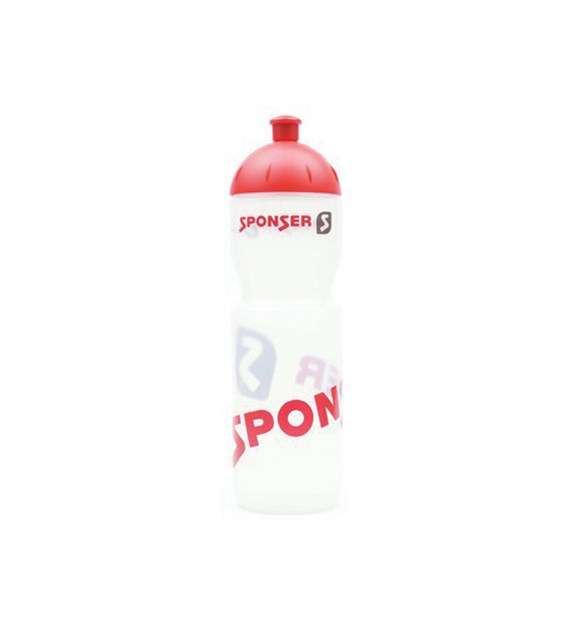 Bidon SPONSER NET transparent / red 750 ml (NEW)