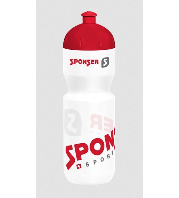 Bidon SPONSER NET transparent / red 750 ml (NEW)