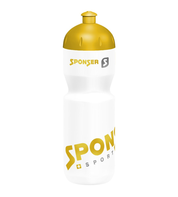 Bidon SPONSER NET white / gold 750 ml (NEW)