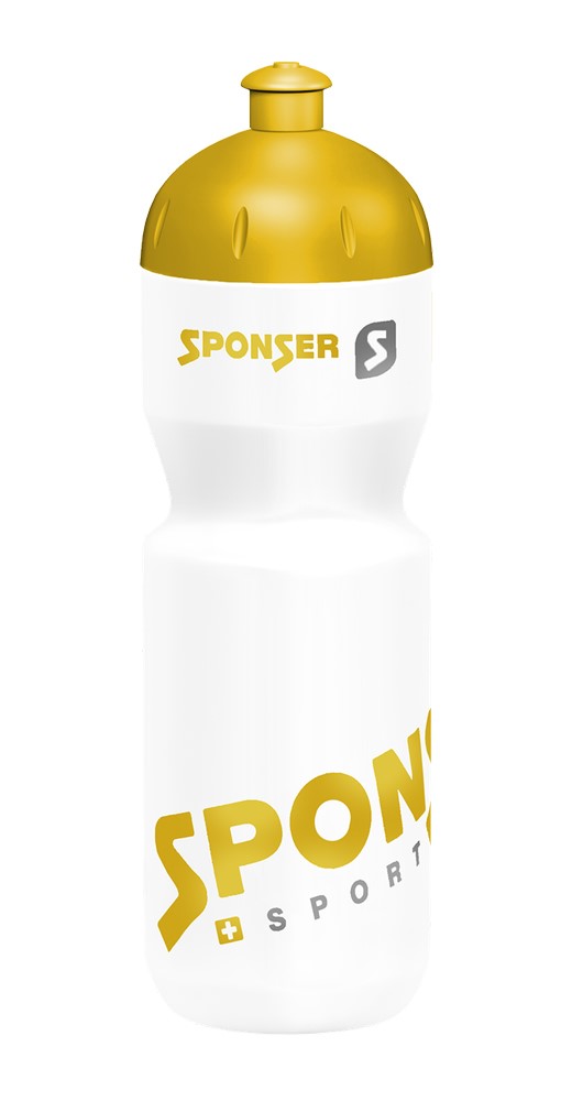 Bidon SPONSER NET white / gold 750 ml (NEW)