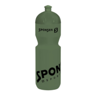 Bidon SPONSER NET olive green / black 750 ml (NEW)