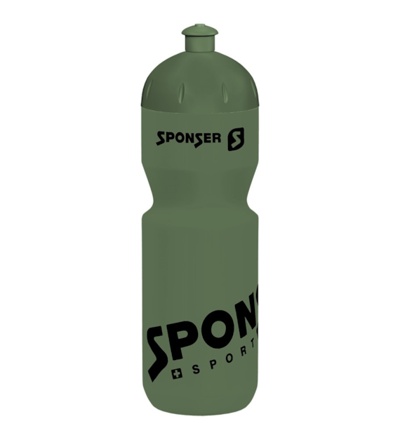 Bidon SPONSER NET olive green / black 750 ml (NEW)