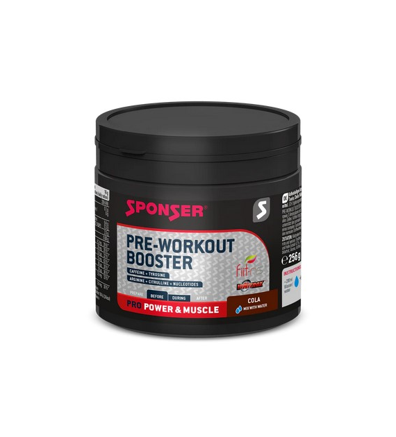 Odżywka SPONSER PRE-WORKOUT BOOSTER Cola Puszka 256g (NEW)