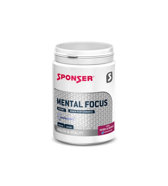 Suplement SPONSER MENTAL FOCUS Herbs&Berries Puszka 150g (NEW)