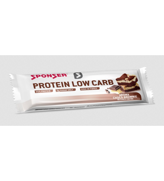 Baton proteinowy SPONSER PROTEIN LOW CARB BAR Choco Brownie (pudełko 25szt x 50g) (NEW)