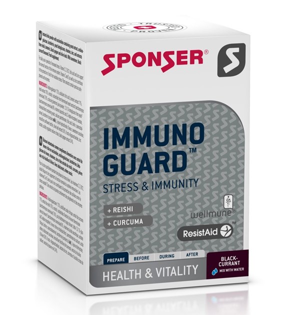 Napój wspomagający odporność SPONSER IMMUNOGUARD czarna porzeczka (pudełko 10 saszetek x 4g) (NEW).