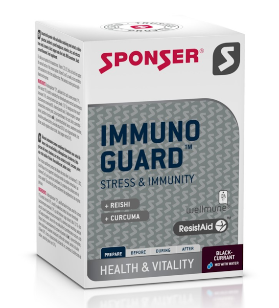 Napój wspomagający odporność SPONSER IMMUNOGUARD czarna porzeczka (pudełko 10 saszetek x 4g) (NEW)
