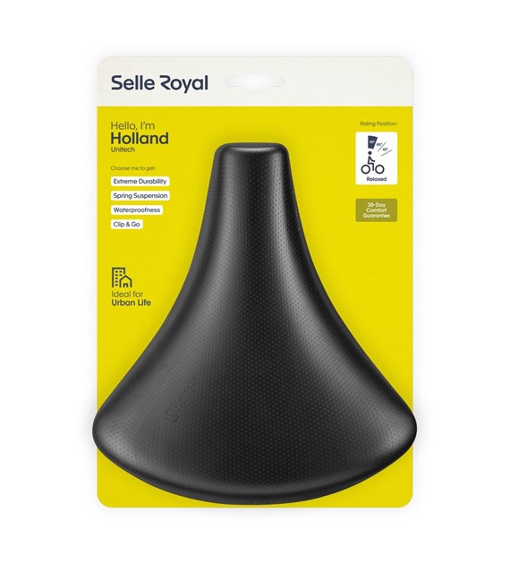 Siodło SELLEROYAL HOLLAND UNITECH RELAXED 90st. sprężyny unisex piankowe (NEW)