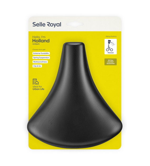 Siodło SELLEROYAL HOLLAND UNITECH RELAXED 90st. sprężyny unisex piankowe (NEW)