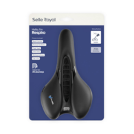 Siodło SELLEROYAL RESPIRO SOFT ATHLETIC 45st. żelowe, kanał chłodzący, unisex 398g (NEW)