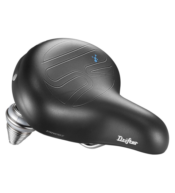 Siodło SELLEROYAL DRIFTER SMALL STRENGTEX RELAXED 90st. unisex żelowe + sprężyny czarne (NEW).