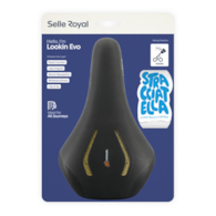 Siodło SELLEROYAL LOOKIN EVO ATHLETIC 45st. STRACCIATELLA żelowe, unisex, 448g (NEW 2026)