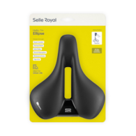 Siodło SELLEROYAL ELLIPSE RELAXED 90st. żelowe + elastomery, ergonomiczny kanał, unisex, 638g (NEW)