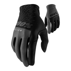 Rękawiczki 100% CELIUM Glove black grey roz. M (długość dłoni 187-193 mm) (NEW)
