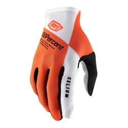 Rękawiczki 100% CELIUM Glove fluo orange white roz. M (długość dłoni 187-193 mm) (DWZ)
