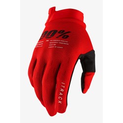 Rękawiczki 100% ITRACK Glove red roz. M (długość dłoni 187-193 mm) (NEW)