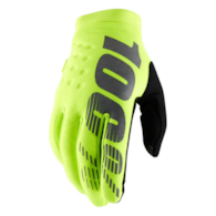 Rękawiczki 100% BRISKER Glove fluo yellow roz. XL (długość dłoni 200-209 mm)