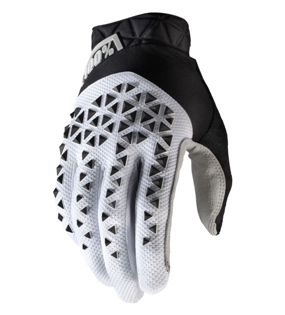Rękawiczki 100% GEOMATIC Glove white roz. M (długość dłoni 187-193 mm) (DWZ)