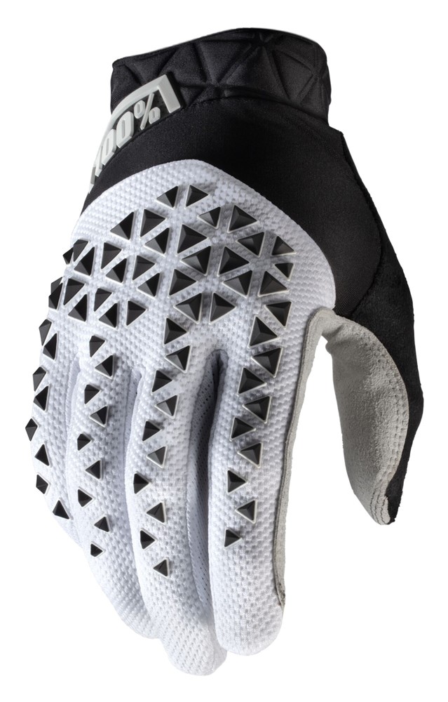 Rękawiczki 100% GEOMATIC Glove white roz. M (długość dłoni 187-193 mm) (DWZ)