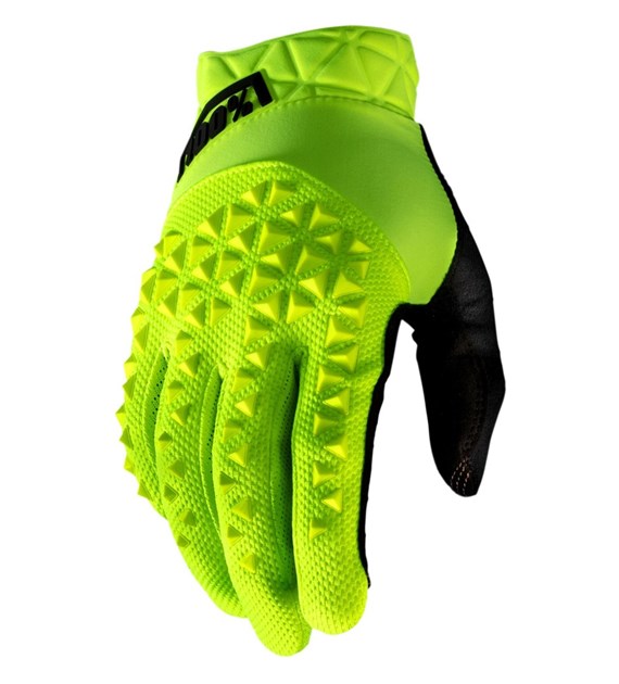 Rękawiczki 100% GEOMATIC Glove fluo yellow roz. XL (długość dłoni 200-209 mm) (DWZ)