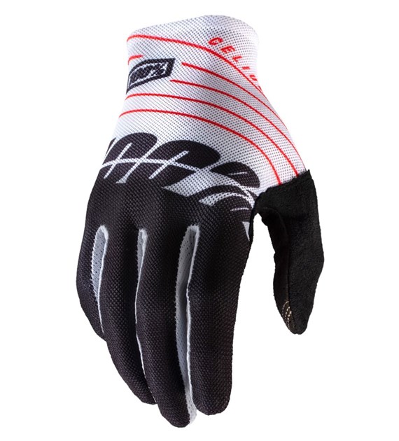 Rękawiczki 100% CELIUM Glove black white roz. XL (długość dłoni 200-209 mm) (DWZ)