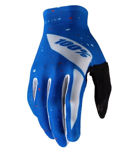 Rękawiczki 100% CELIUM Glove blue white roz. L (długość dłoni 193-200 mm) (DWZ)